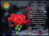 8 MART DÜNYA KADINLAR GÜNÜ.